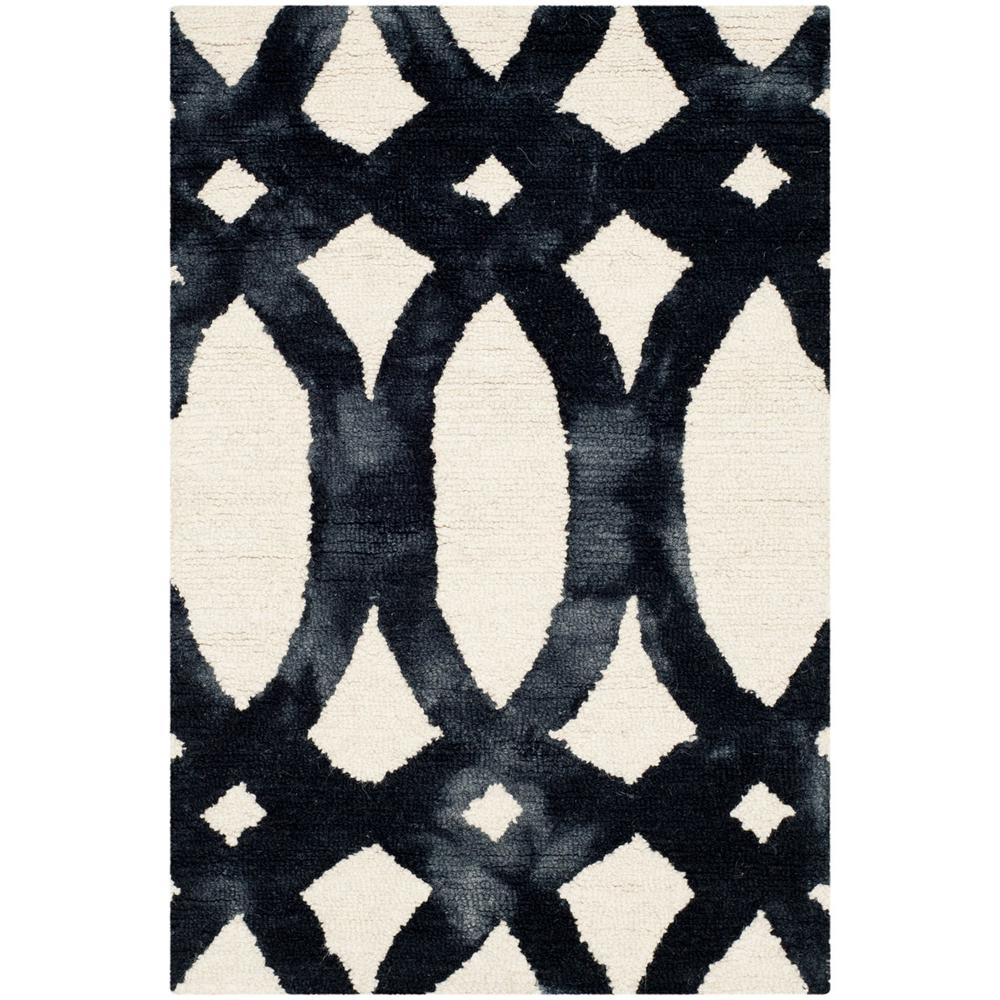 DIP DYE, IVORY / GRAPHITE, 2' X 3', Area Rug