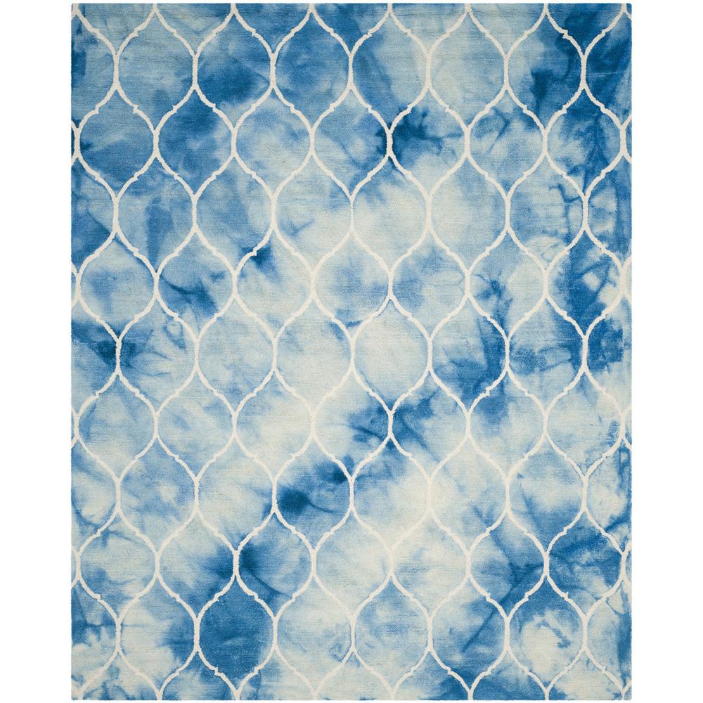 DIP DYE, BLUE / IVORY, 8' X 10', Area Rug, DDY685G-8