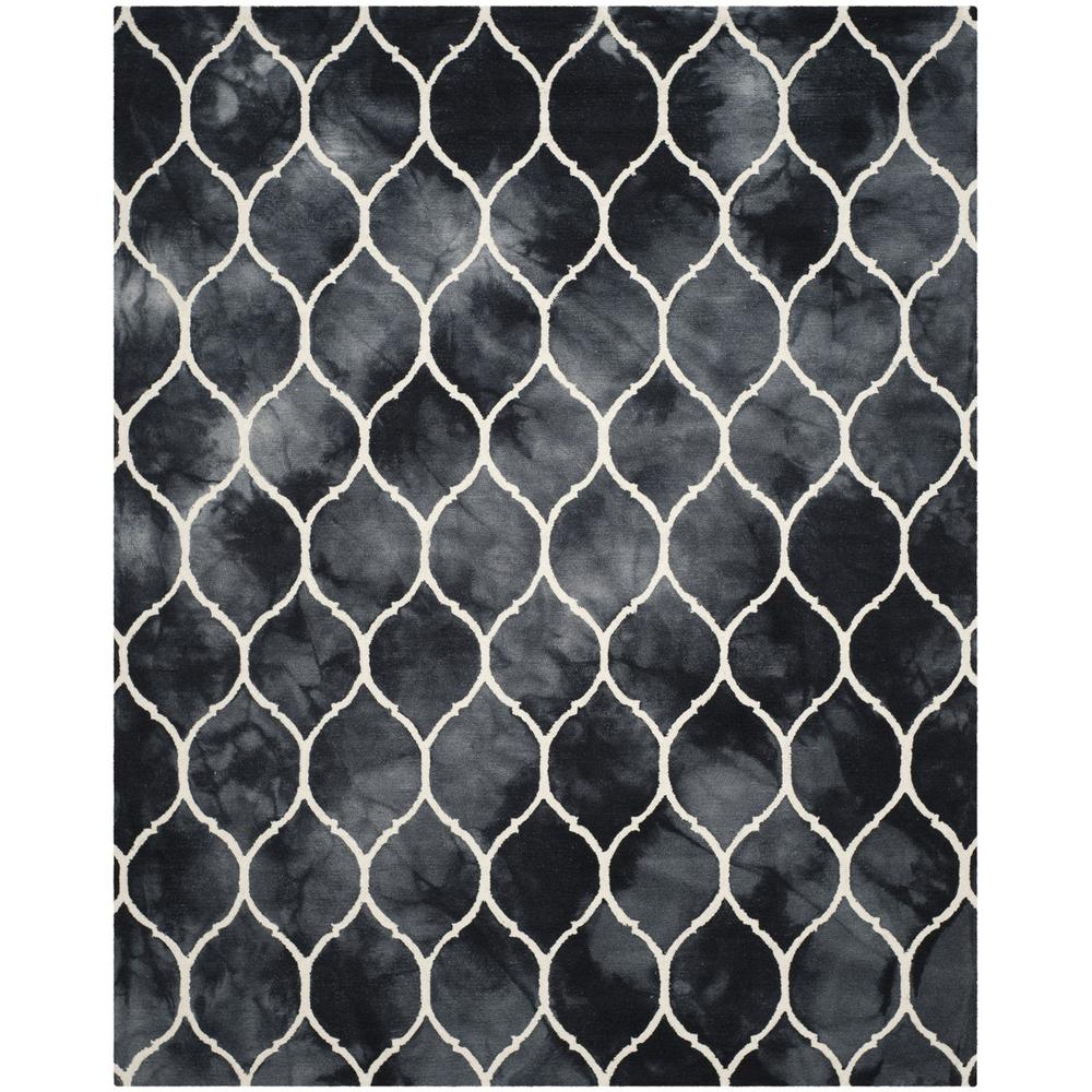 DIP DYE, GRAPHITE / IVORY, 8' X 10', Area Rug, DDY685J-8