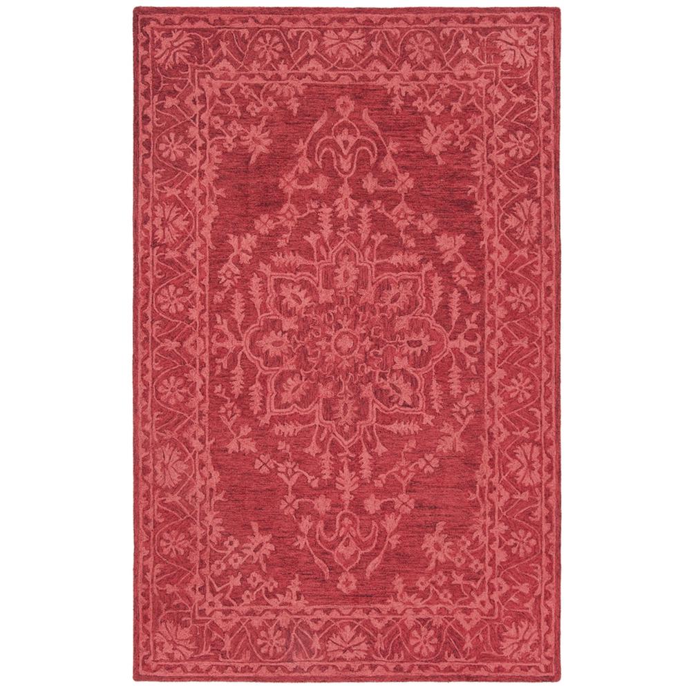 DIP DYE, RED, 5' X 8', Area Rug