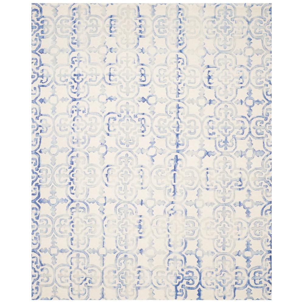 DIP DYE, IVORY / BLUE, 8' X 10', Area Rug, DDY711A-8