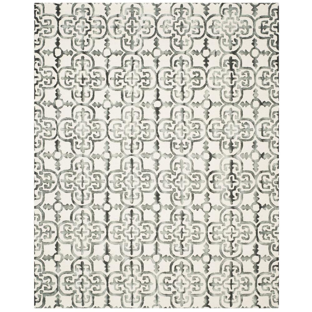 DIP DYE, IVORY / CHARCOAL, 8' X 10', Area Rug, DDY711D-8
