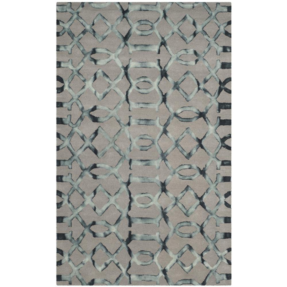 DIP DYE, GREY / CHARCOAL, 5' X 8', Area Rug, DDY712B-5