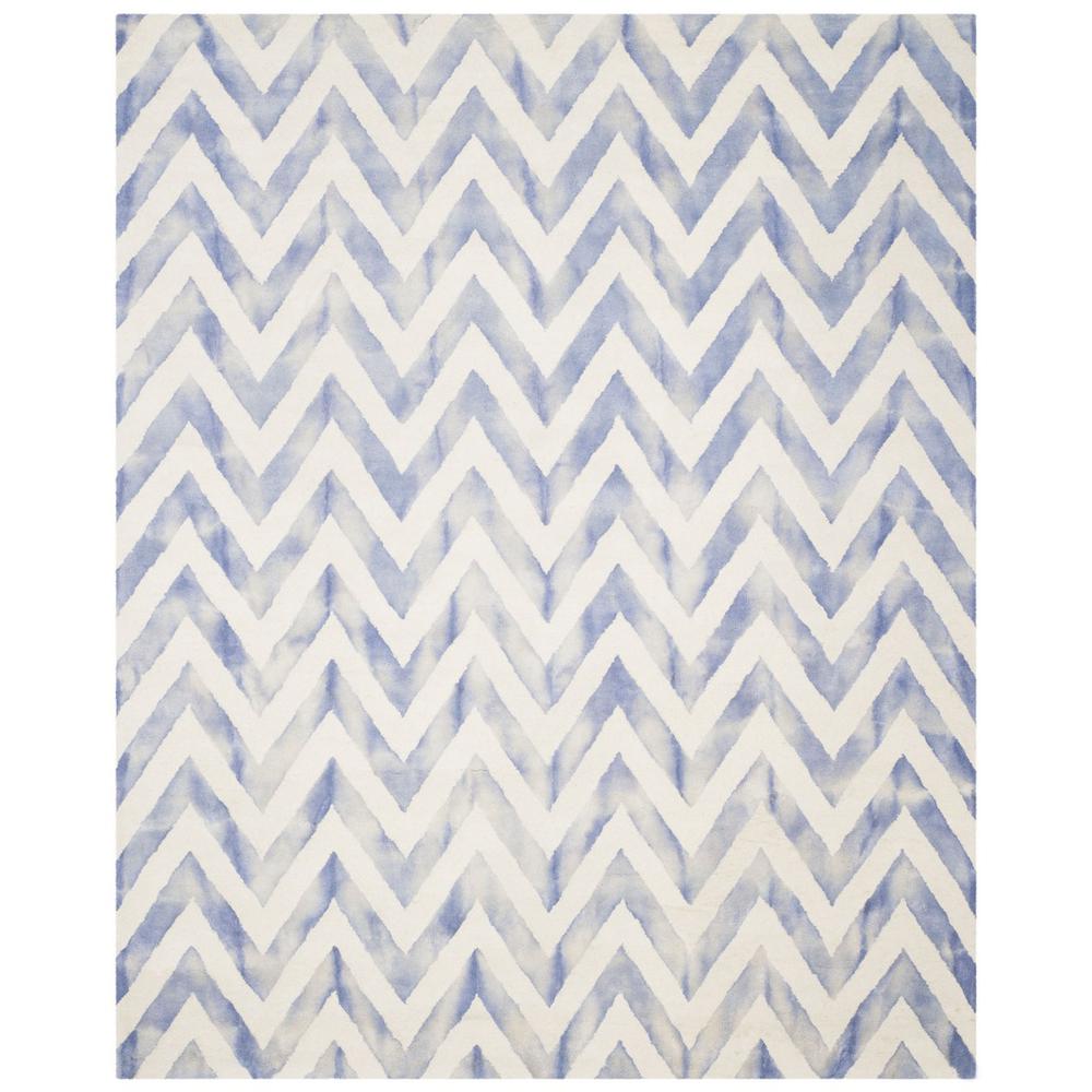 DIP DYE, IVORY / BLUE, 8' X 10', Area Rug, DDY715A-8