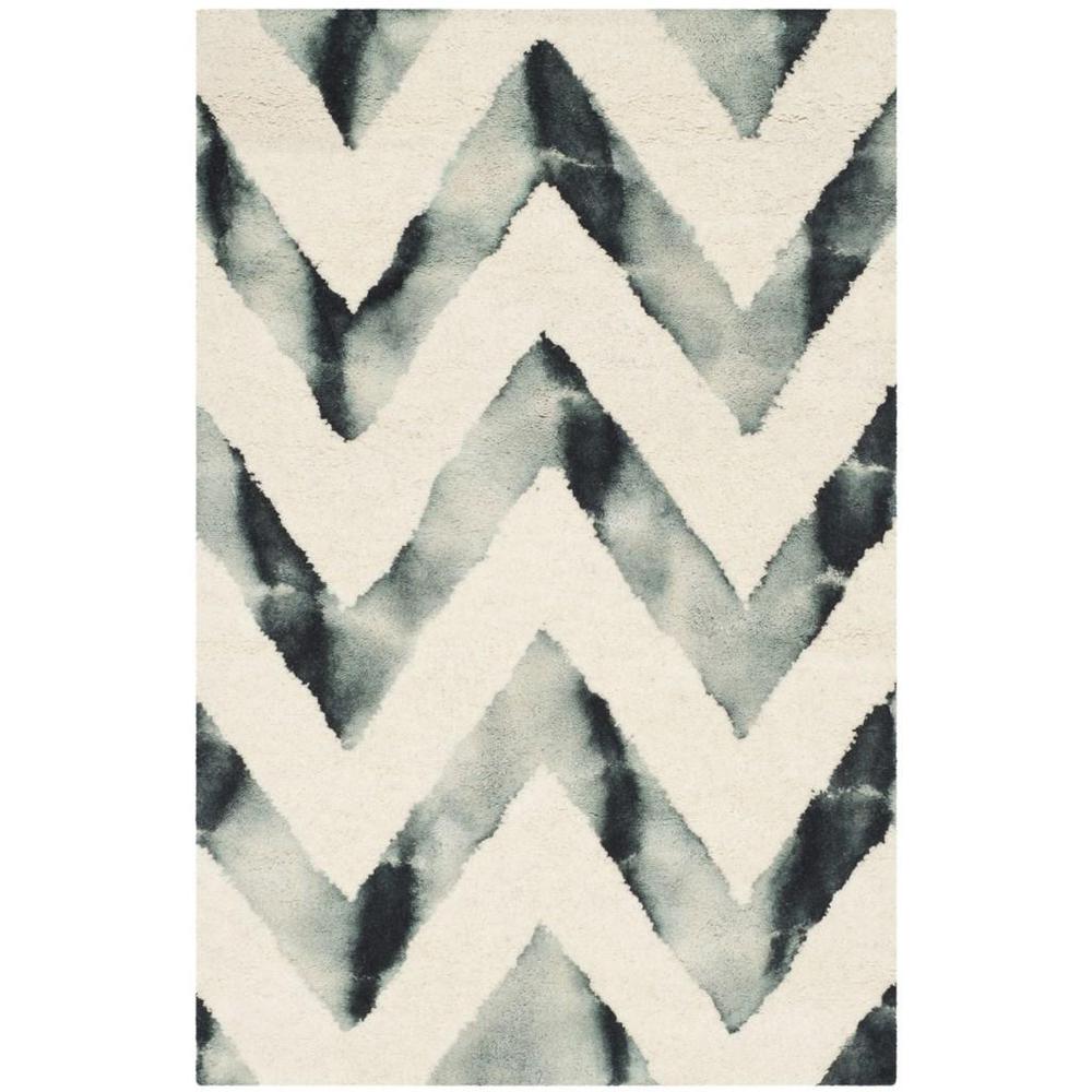 DIP DYE, IVORY / GREY, 2' X 3', Area Rug