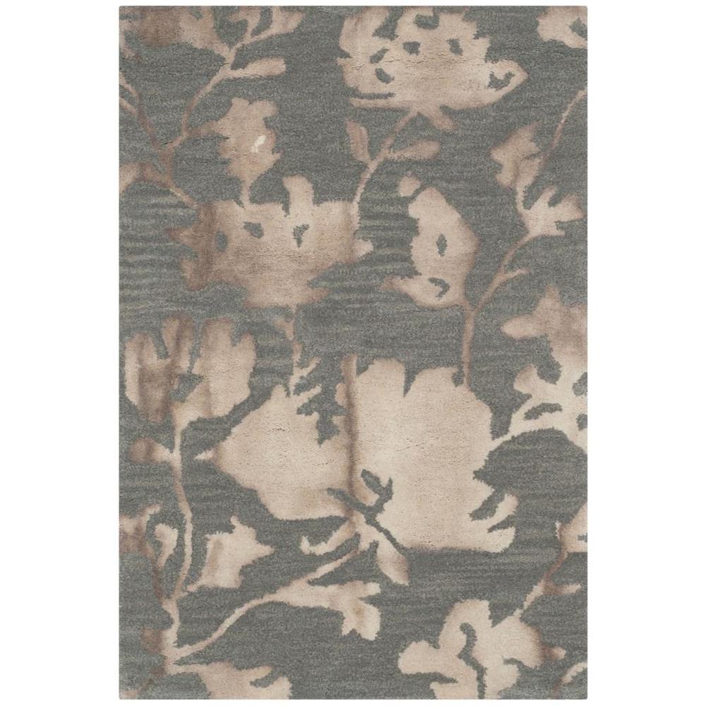 DIP DYE, GREY / BEIGE, 2' X 3', Area Rug