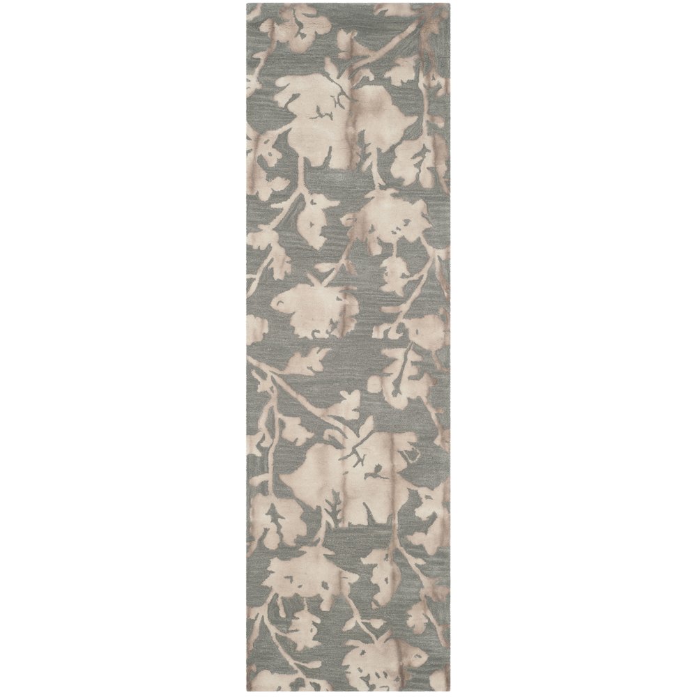 DIP DYE, GREY / BEIGE, 2'-3" X 8', Area Rug