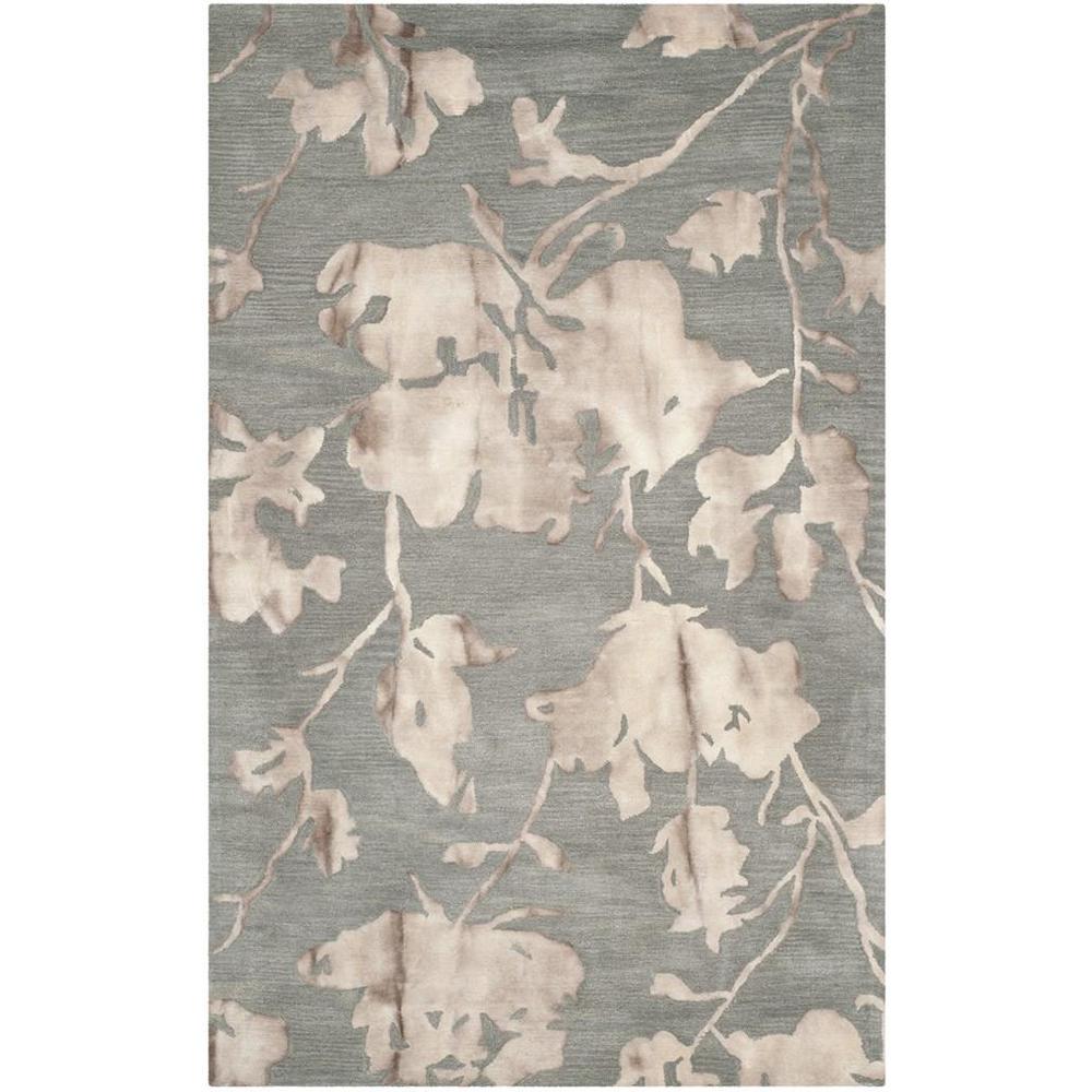 DIP DYE, GREY / BEIGE, 5' X 8', Area Rug