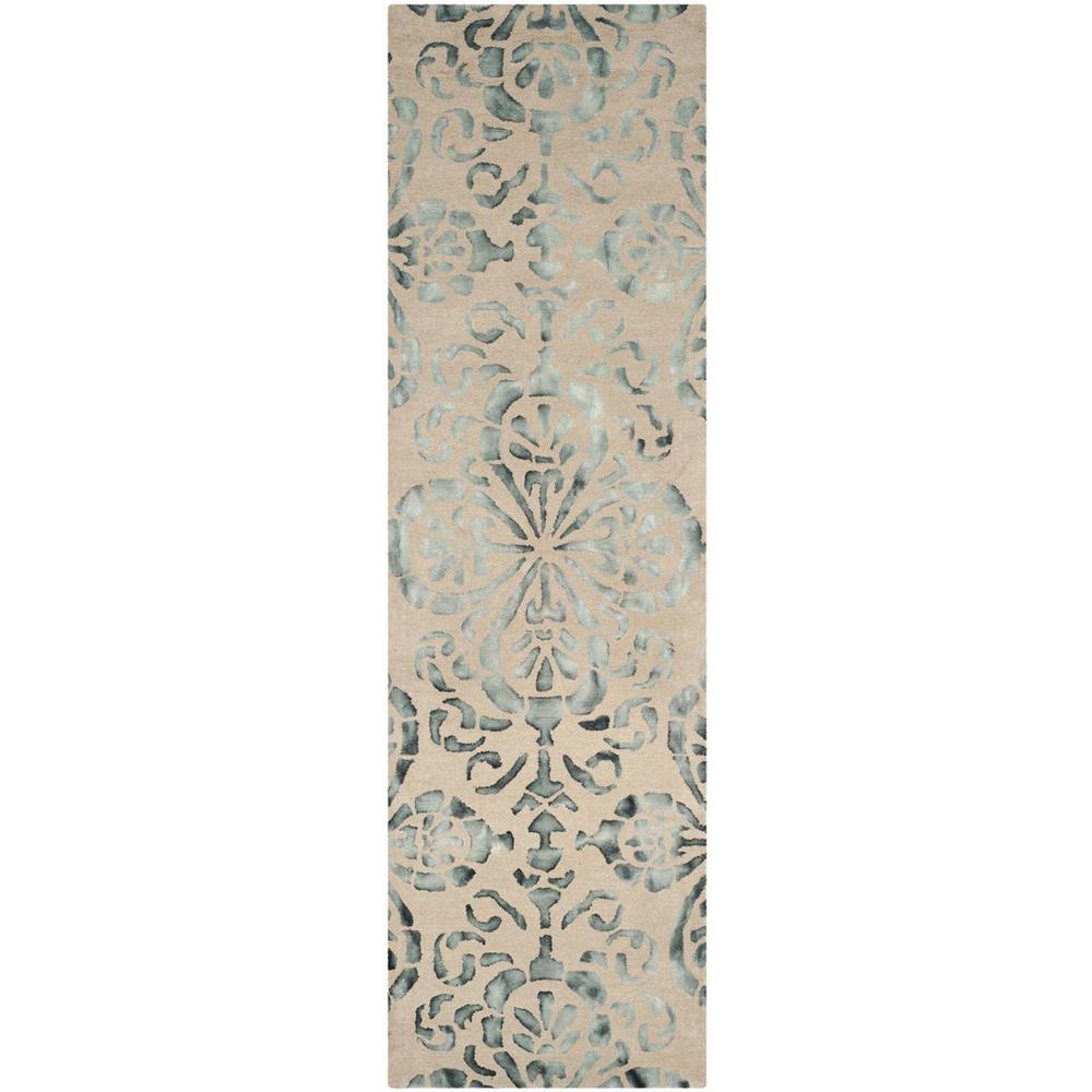 DIP DYE, CAMEL / GREY, 2'-3" X 8', Area Rug