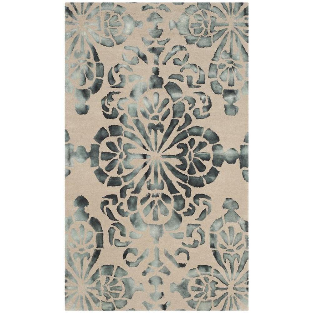 DIP DYE, CAMEL / GREY, 3' X 5', Area Rug