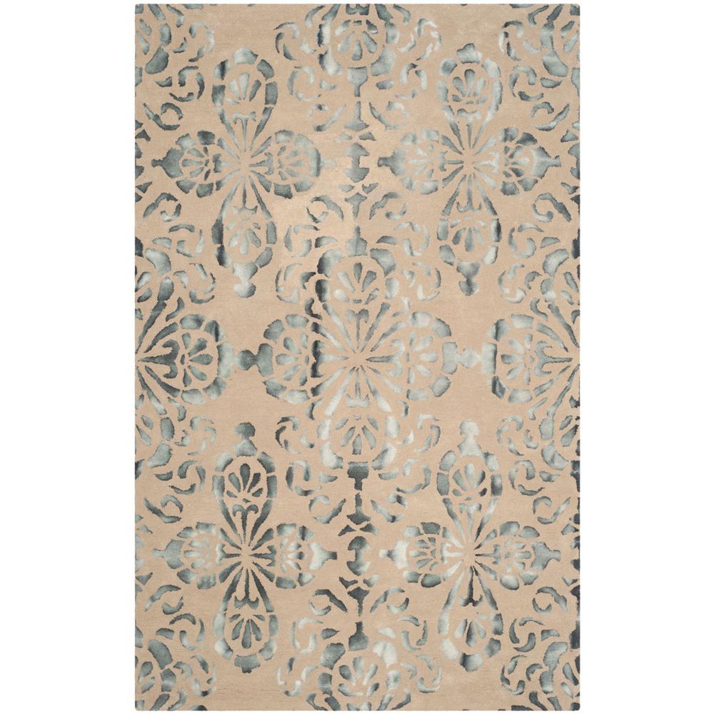DIP DYE, CAMEL / GREY, 5' X 8', Area Rug