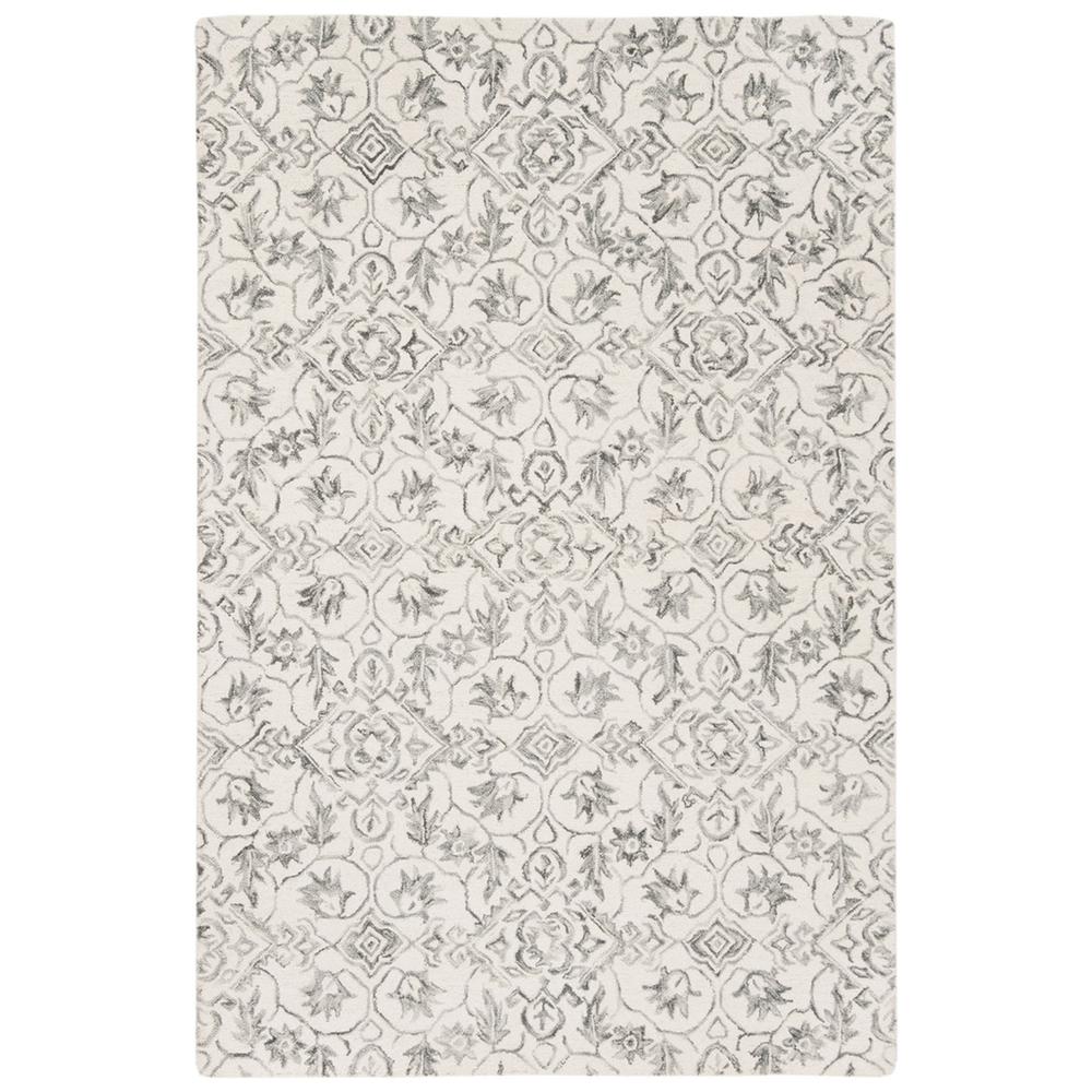 DIP DYE, GREY / IVORY, 5' X 8', Area Rug, DDY902F-5