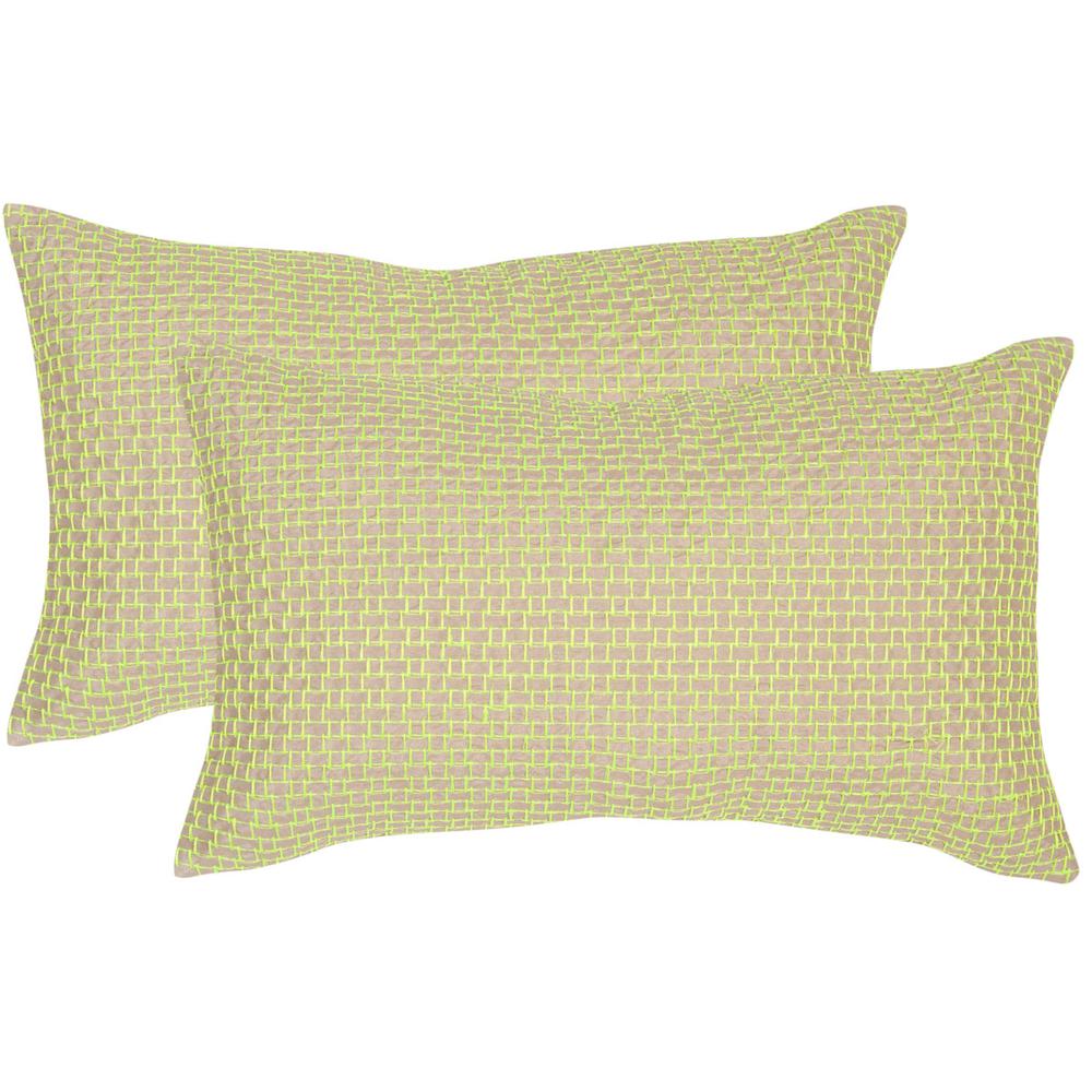 BOX STITCH  PILLOW, DEC453B-1220-SET2