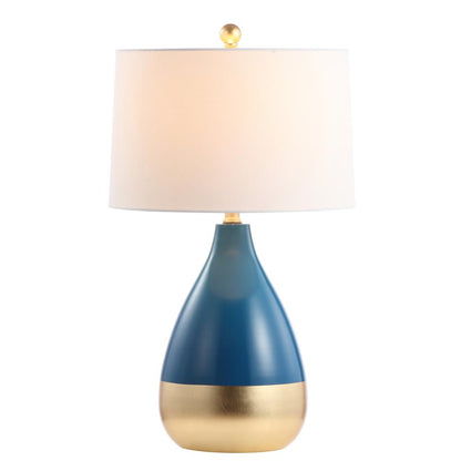 Charmer Lamp, Blue/Gold Leaf