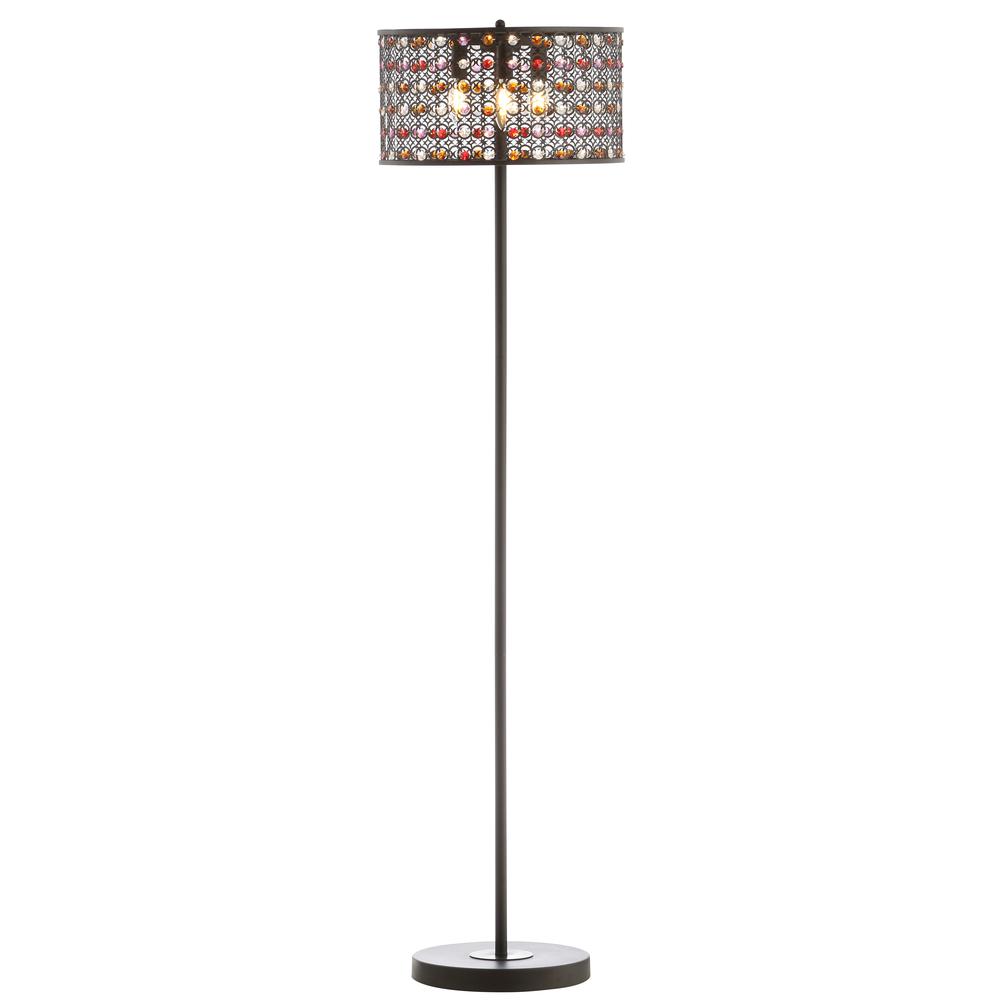 Mosiac Floor Lamp, Orb/Multi
