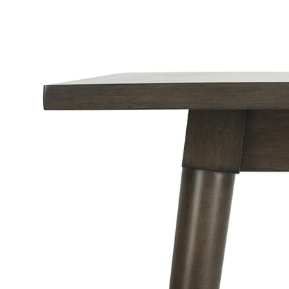 Simone Square Dining Table, Grey Walnut