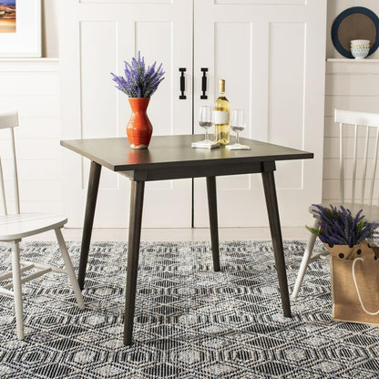 Simone Square Dining Table, Grey Walnut