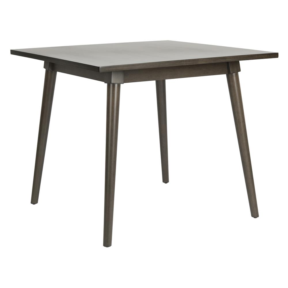 Simone Square Dining Table, Grey Walnut