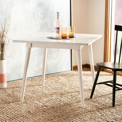 Simone Square Dining Table, White
