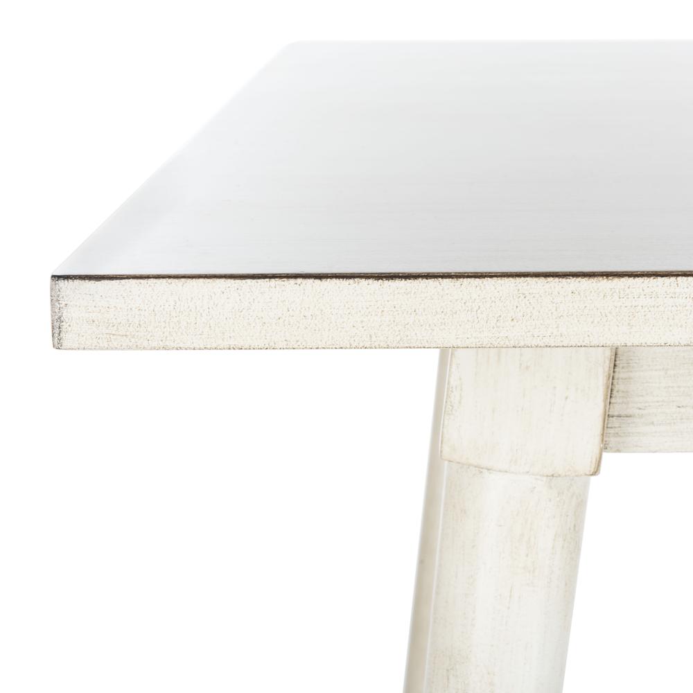Tia Rectangle Dining Table, Antique White