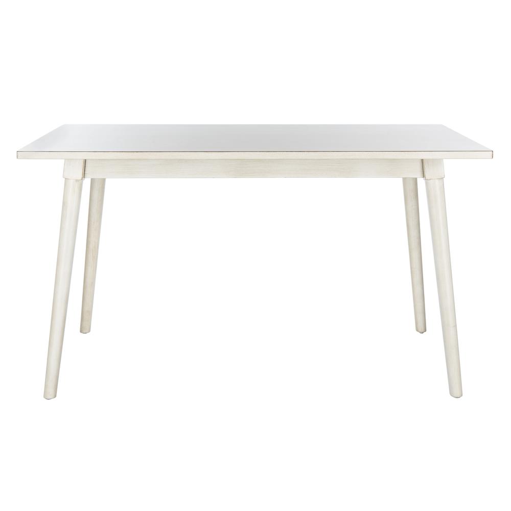Tia Rectangle Dining Table, Antique White