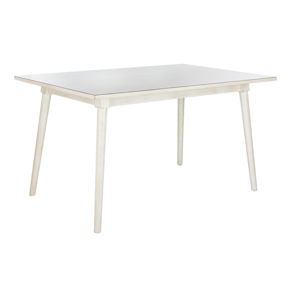 Tia Rectangle Dining Table, Antique White