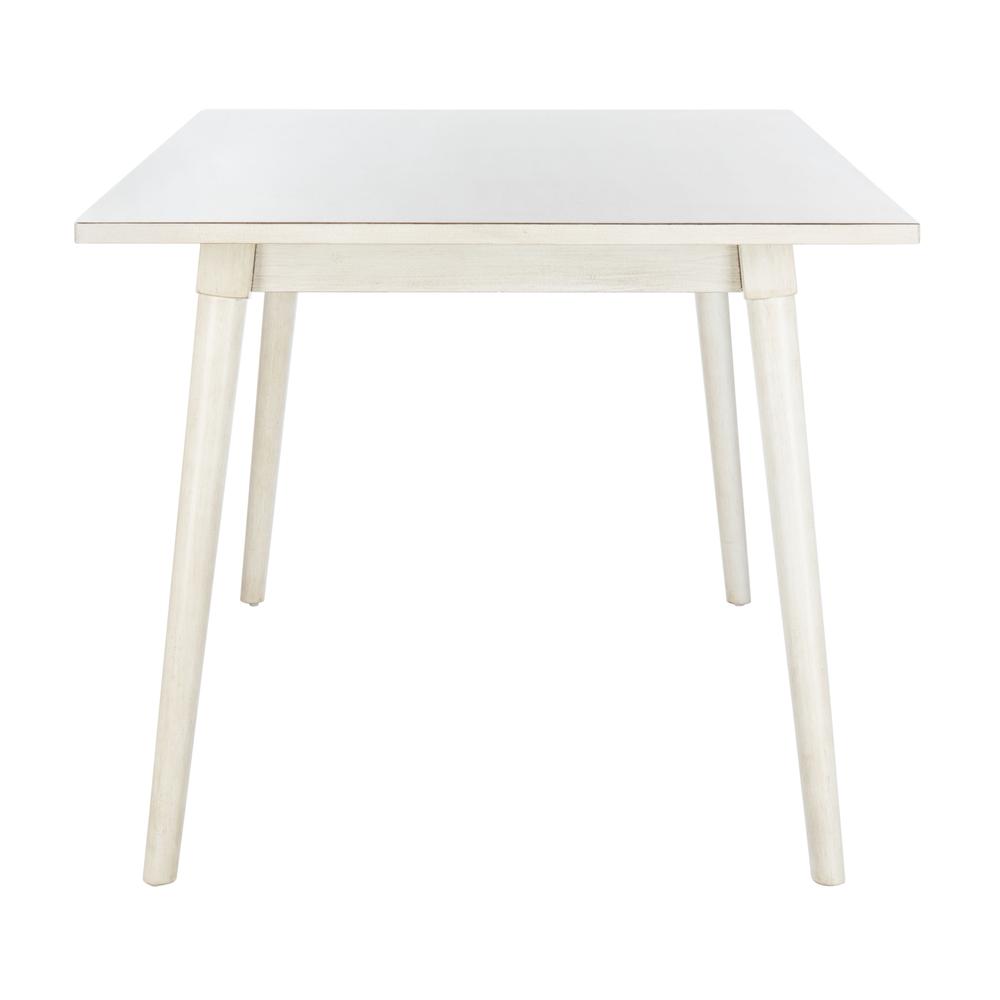 Tia Rectangle Dining Table, Antique White