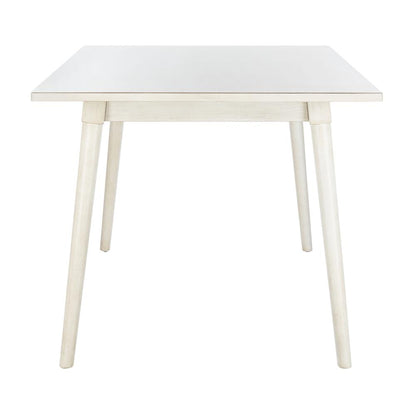 Tia Rectangle Dining Table, Antique White