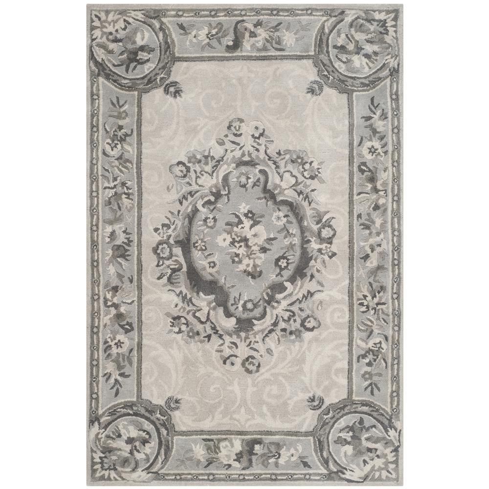 EMPIRE, BEIGE / LIGHT GREY, 4' X 6', Area Rug