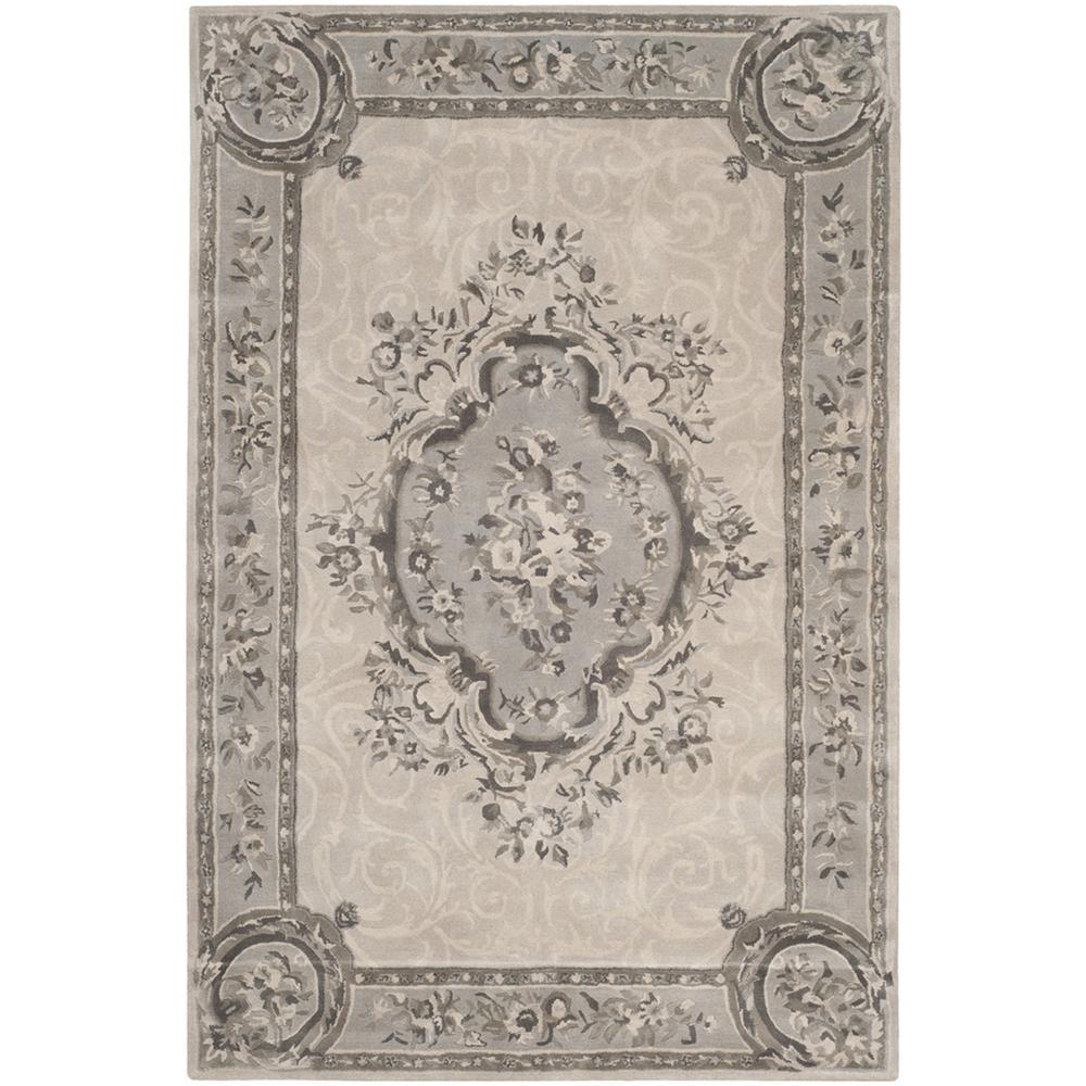 EMPIRE, BEIGE / LIGHT GREY, 6' X 9', Area Rug
