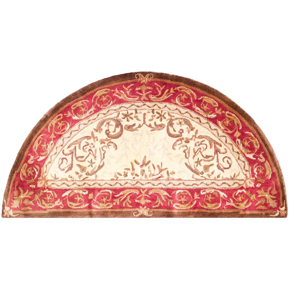 EMPIRE, LIGHT GOLD / RED, 2'-6" X 5', Area Rug