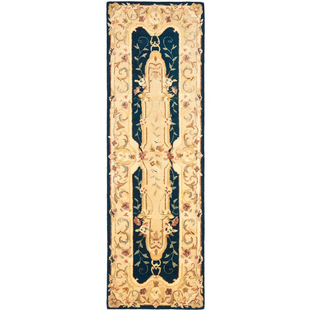 EMPIRE, NAVY / BEIGE, 2'-6" X 8', Area Rug