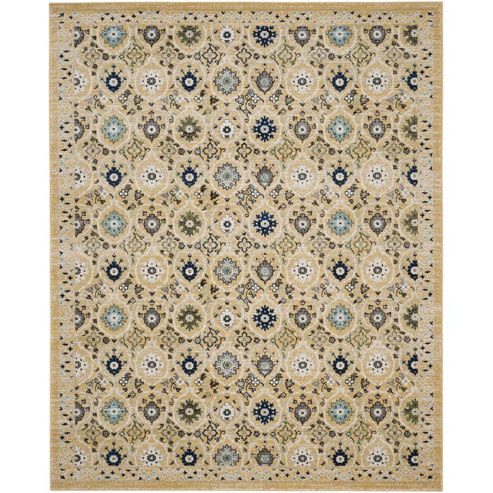 EVOKE, GOLD / IVORY, 8' X 10', Area Rug, EVK210B-8