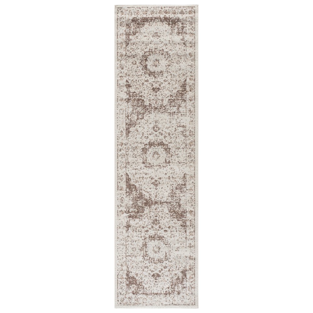 Evoke Traditional Medallion Rug - Ivory - 2'-2" x 8'-0"