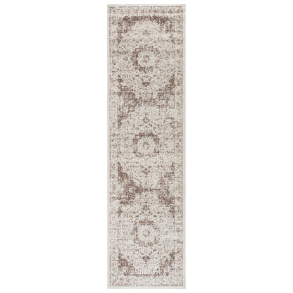 Evoke Traditional Medallion Rug - Ivory - 2'-2" x 8'-0"