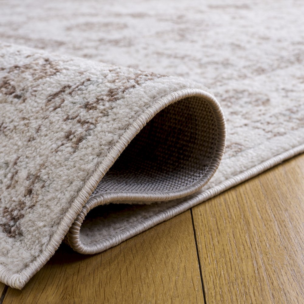 Evoke Traditional Medallion Rug - Ivory - 2'-2" x 8'-0"