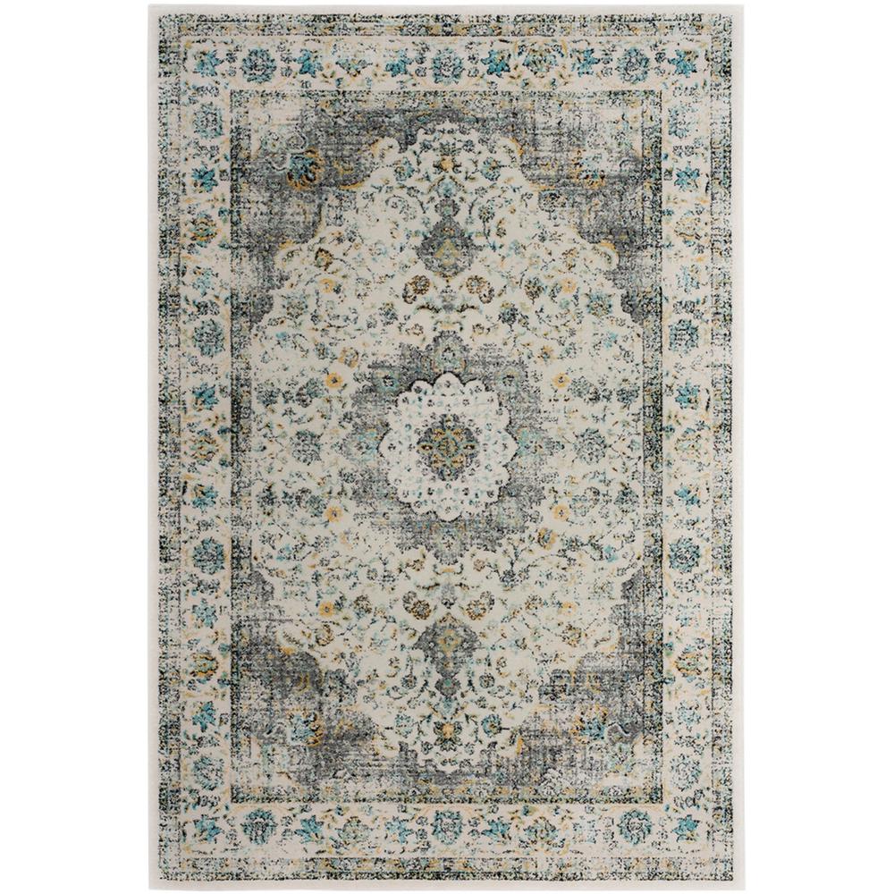 EVOKE, GREY / GOLD, 10' X 14', Area Rug, EVK220B-10