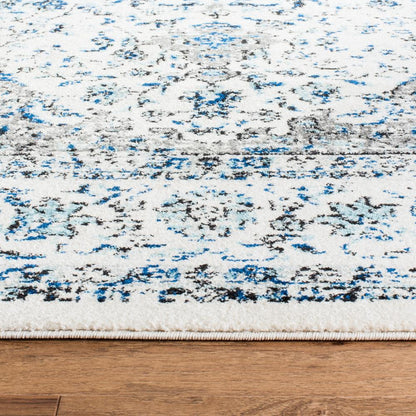 EVOKE, IVORY / GREY, 6'-7" X 9', Area Rug, EVK220D-6