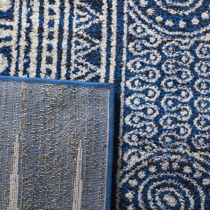 EVOKE, ROYAL / IVORY, 5'-1" X 7'-6", Area Rug, EVK226A-5