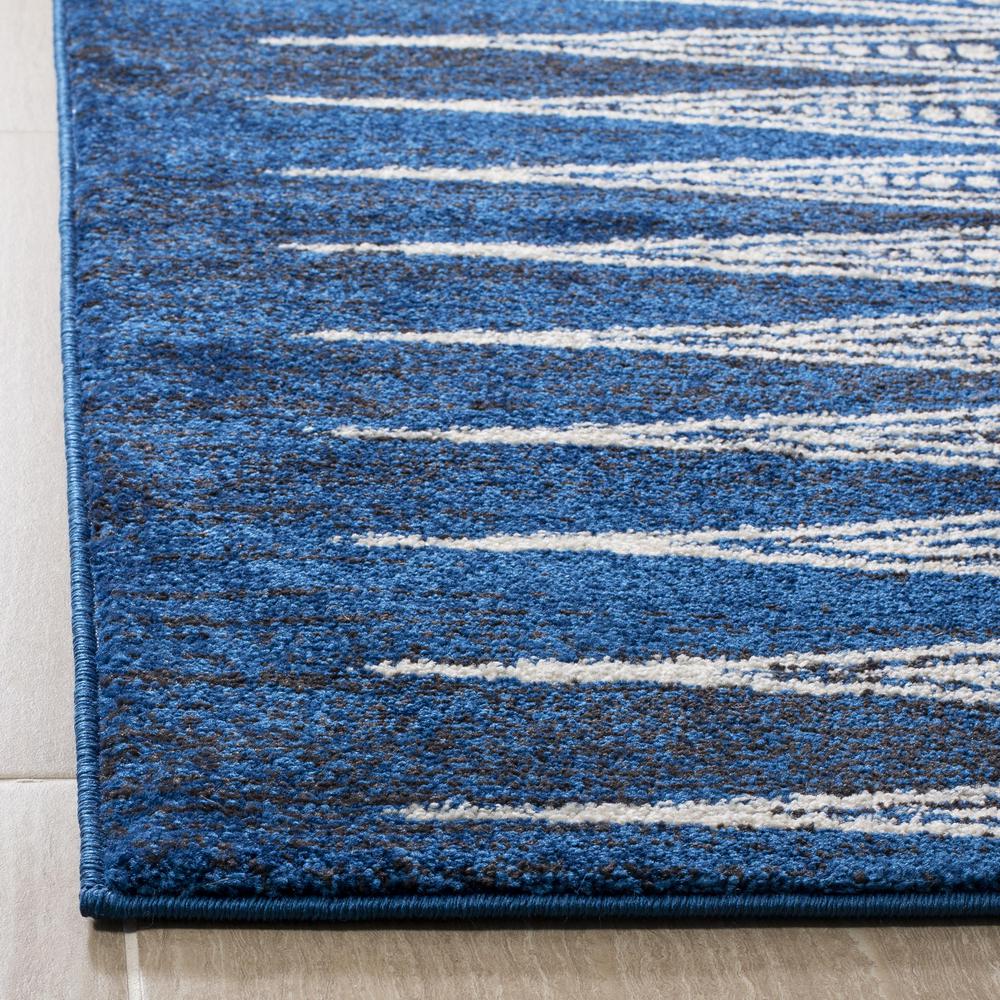 EVOKE, ROYAL / IVORY, 5'-1" X 7'-6", Area Rug, EVK226A-5