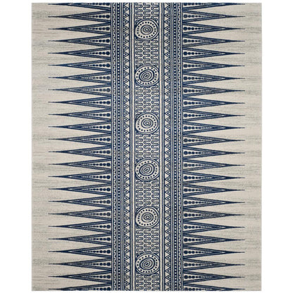 EVOKE, IVORY / BLUE, 8' X 10', Area Rug, EVK226C-8