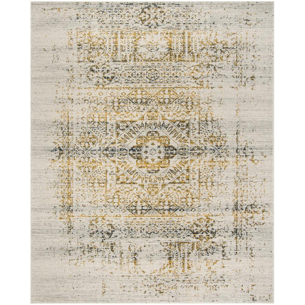 EVOKE, IVORY / BLUE, 11' X 15', Area Rug, EVK232C-1115