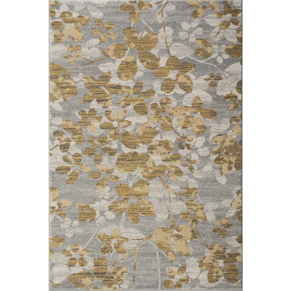 EVOKE, GREY / GOLD, 10' X 14', Area Rug, EVK236P-10