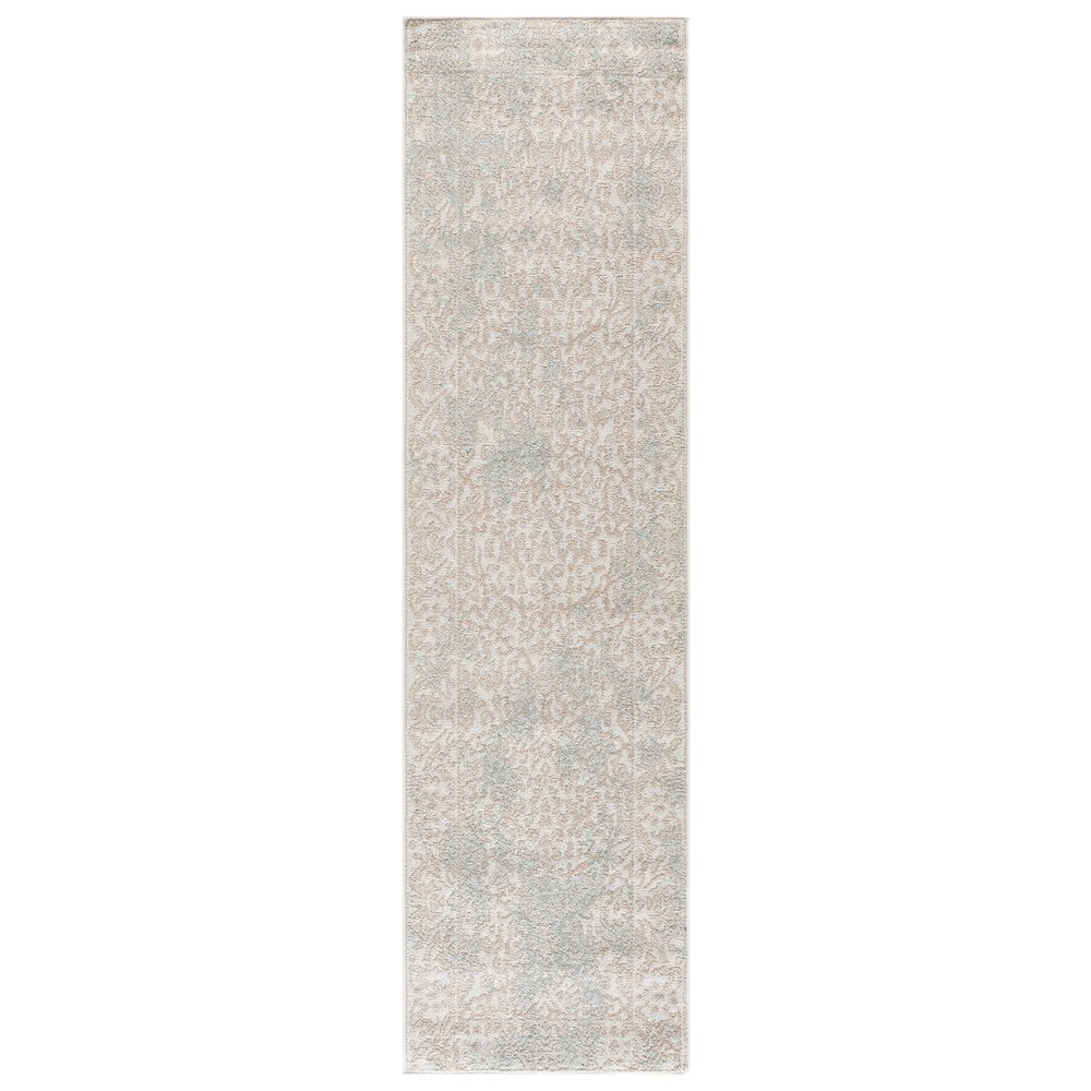 Evoke Distressed Damask Rug - Ivory - 2'-2" x 8'-0"