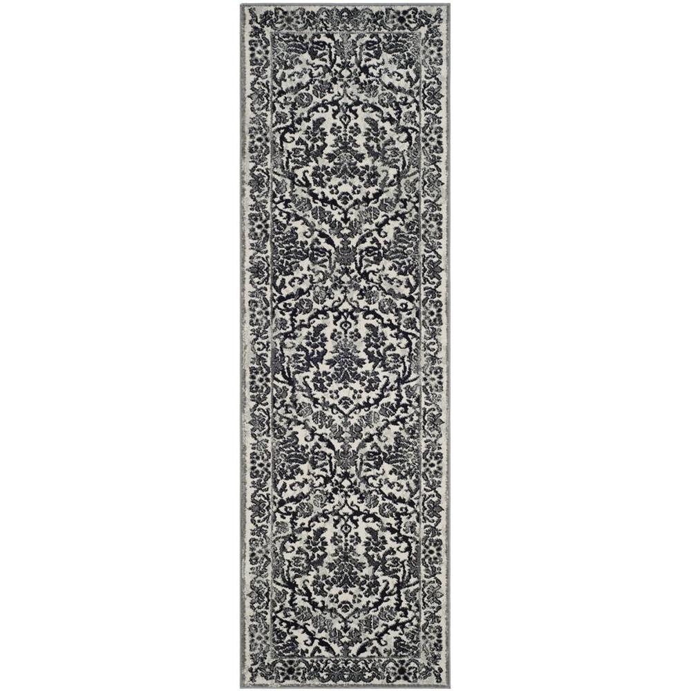 EVOKE, IVORY / GREY, 2'-2" X 7', Area Rug, EVK242D-27