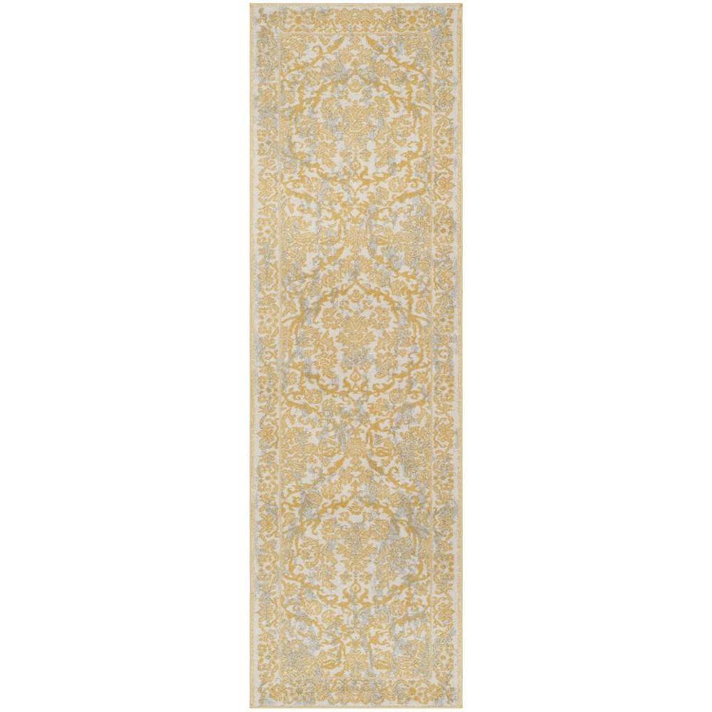EVOKE, IVORY / GOLD, 2'-2" X 7', Area Rug, EVK242S-27