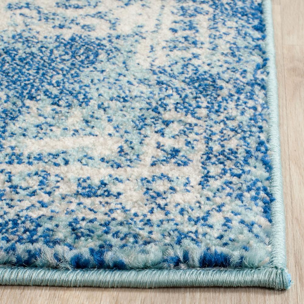 EVOKE, BLUE / IVORY, 10' X 14', Area Rug, EVK256C-10