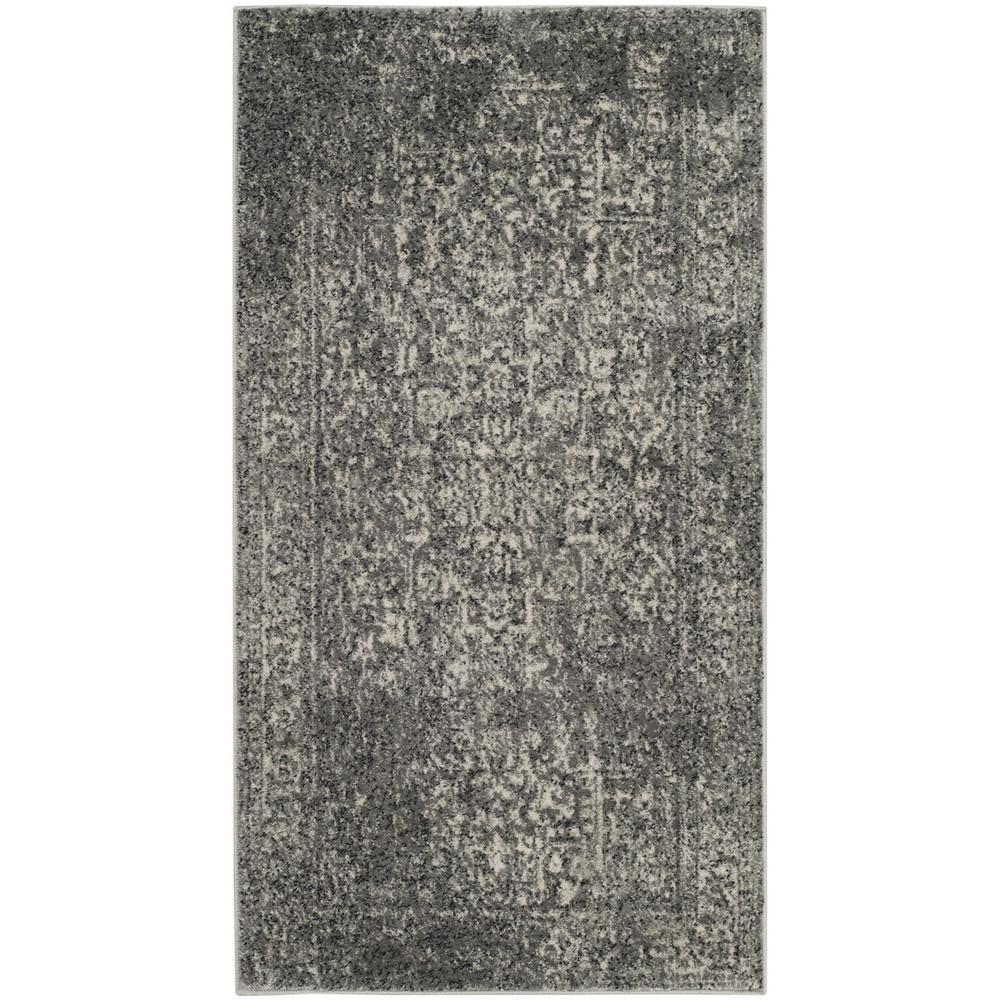 EVOKE, GREY / IVORY, 2'-2" X 4', Area Rug, EVK256D-24