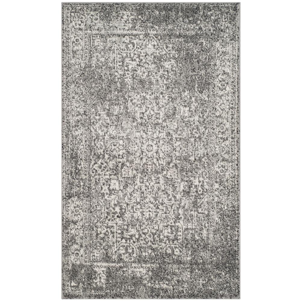 EVOKE, GREY / IVORY, 3' X 5', Area Rug, EVK256D-3