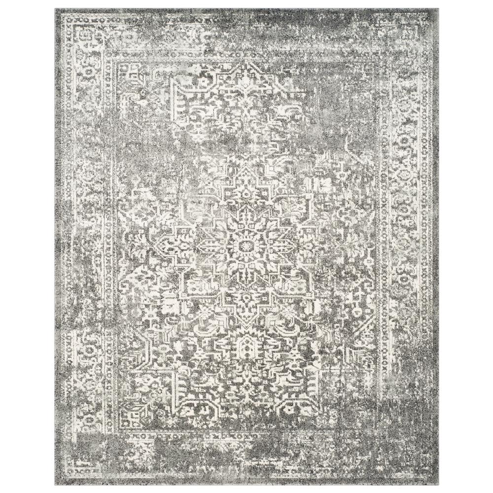 EVOKE, GREY / IVORY, 8' X 10', Area Rug, EVK256D-8
